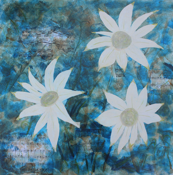 Waltz, Egg Tempera On Plywood, 610x610cm