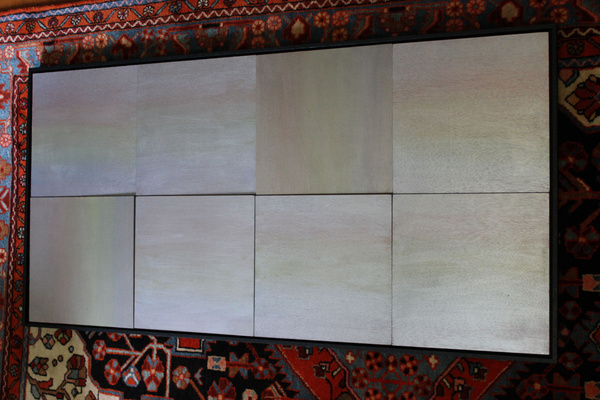 Urban Rainbow, Egg Tempera On Plywood. 630x1240cm