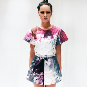 Top & Shorts From "Eight Storeys" Collection