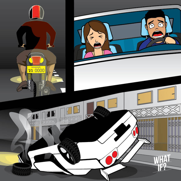Accident Scene   "What If?"