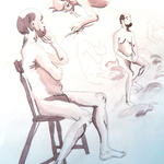 Ink Figure Studies