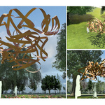 Expressing Pi   Hanging Pavilion