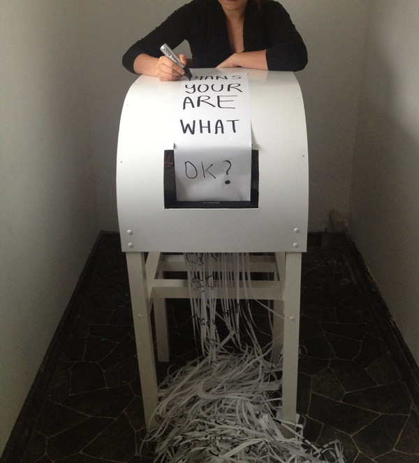 Still From Performance (Impermanence, 2013)