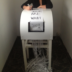 Still From Performance (Impermanence, 2013)