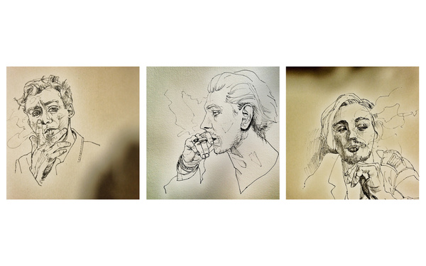 Man Who Smokes, #1, 2, 3