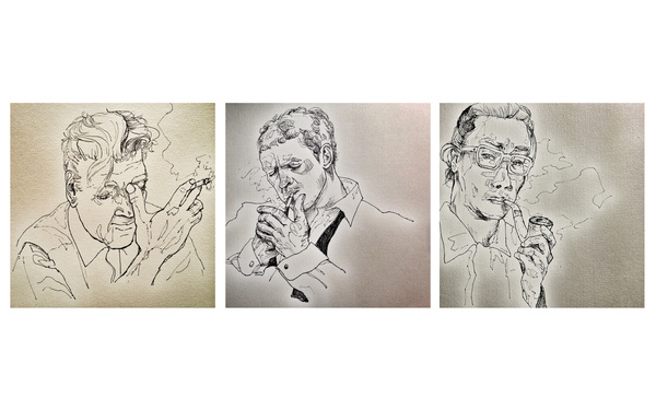 Man Who Smokes, #4, 5, 6