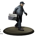 3 D Character Model "Bruce Haggard"