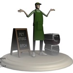 3 D Character Model "Alexander Ehrlichmann"