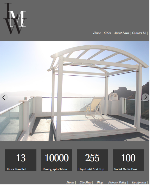 LMW- Travel Photography Portfolio Website
