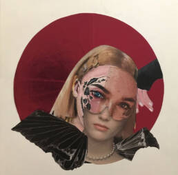 Pose (2020) Digital print with mixed media and collage