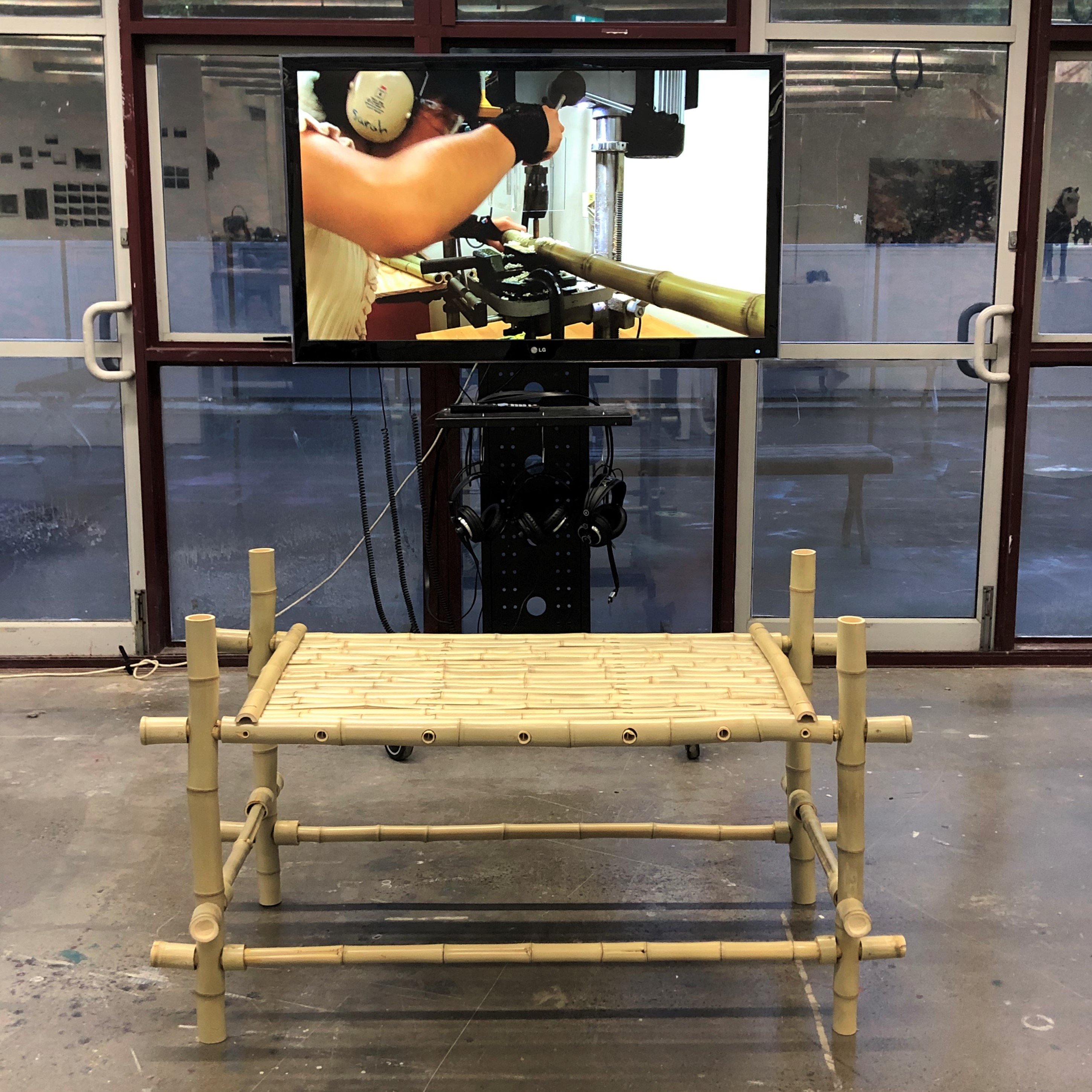 Making a Bamboo Bench, Sarah Ong, 2023