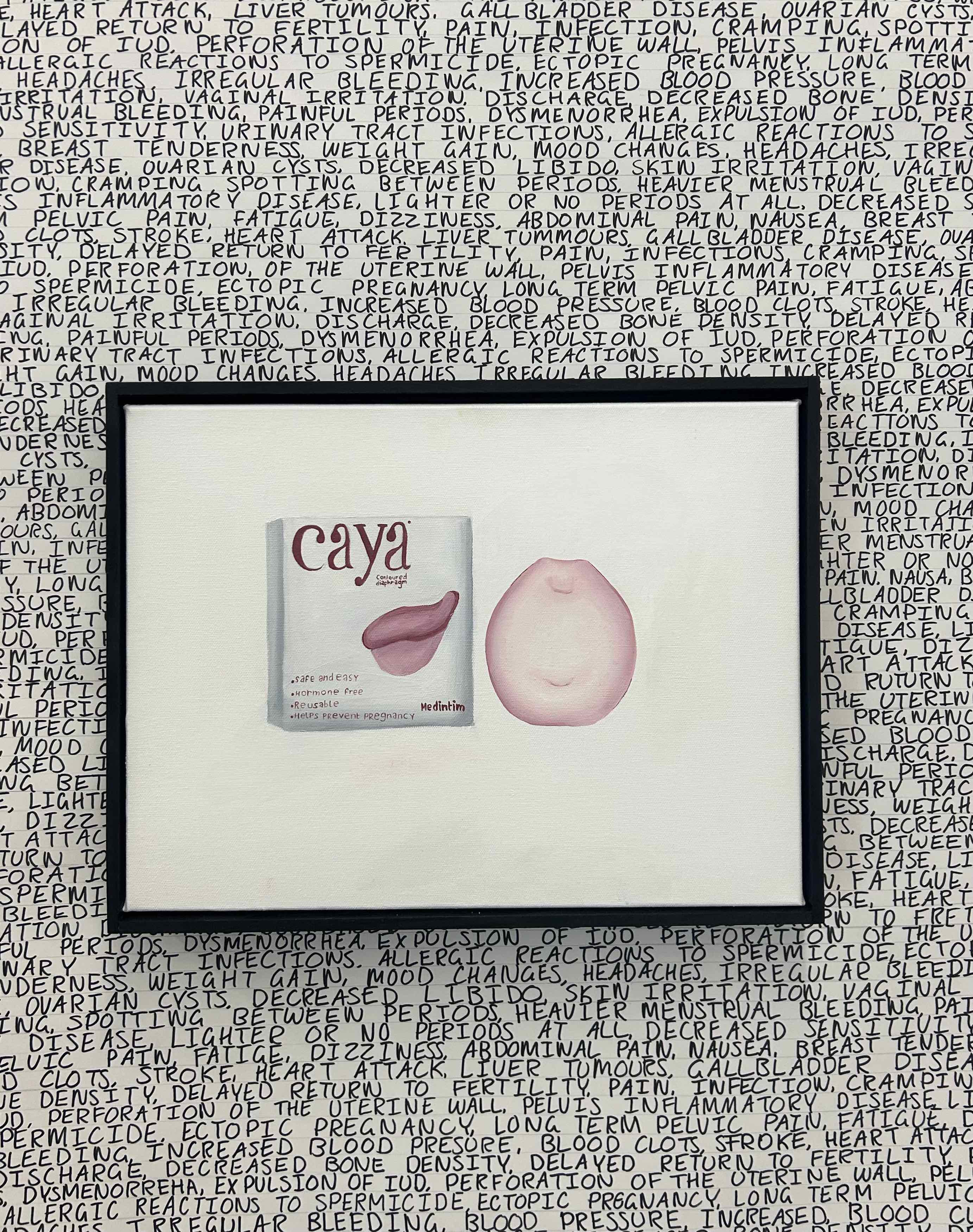 Oil, Canvas, Pen, Paper