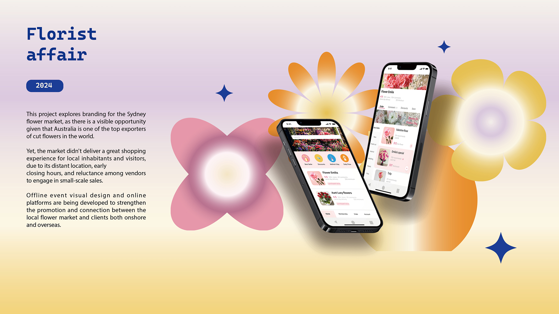 'Florist affair', 2024. Digital work