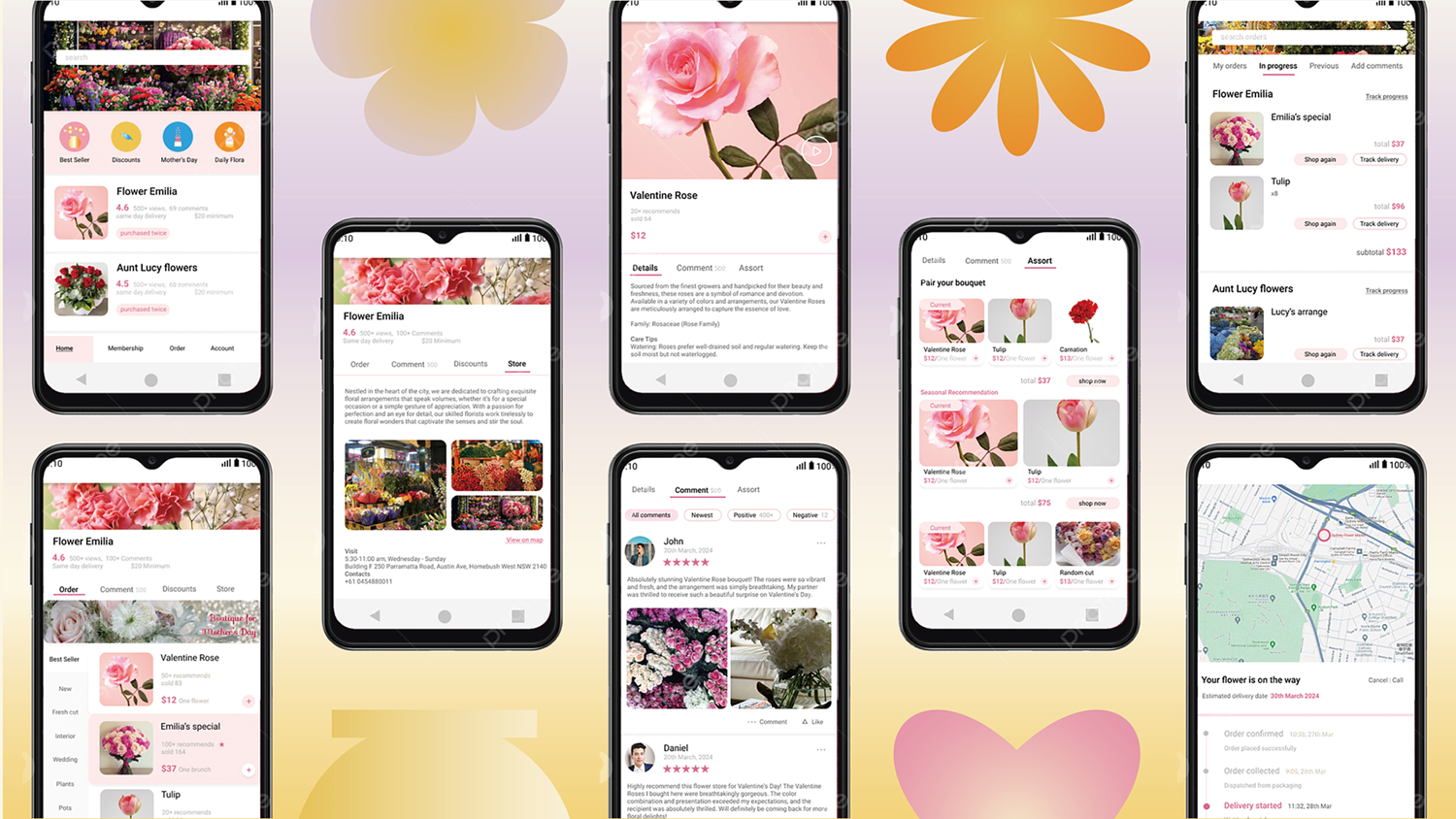 'Florist affair', 2024. Digital work