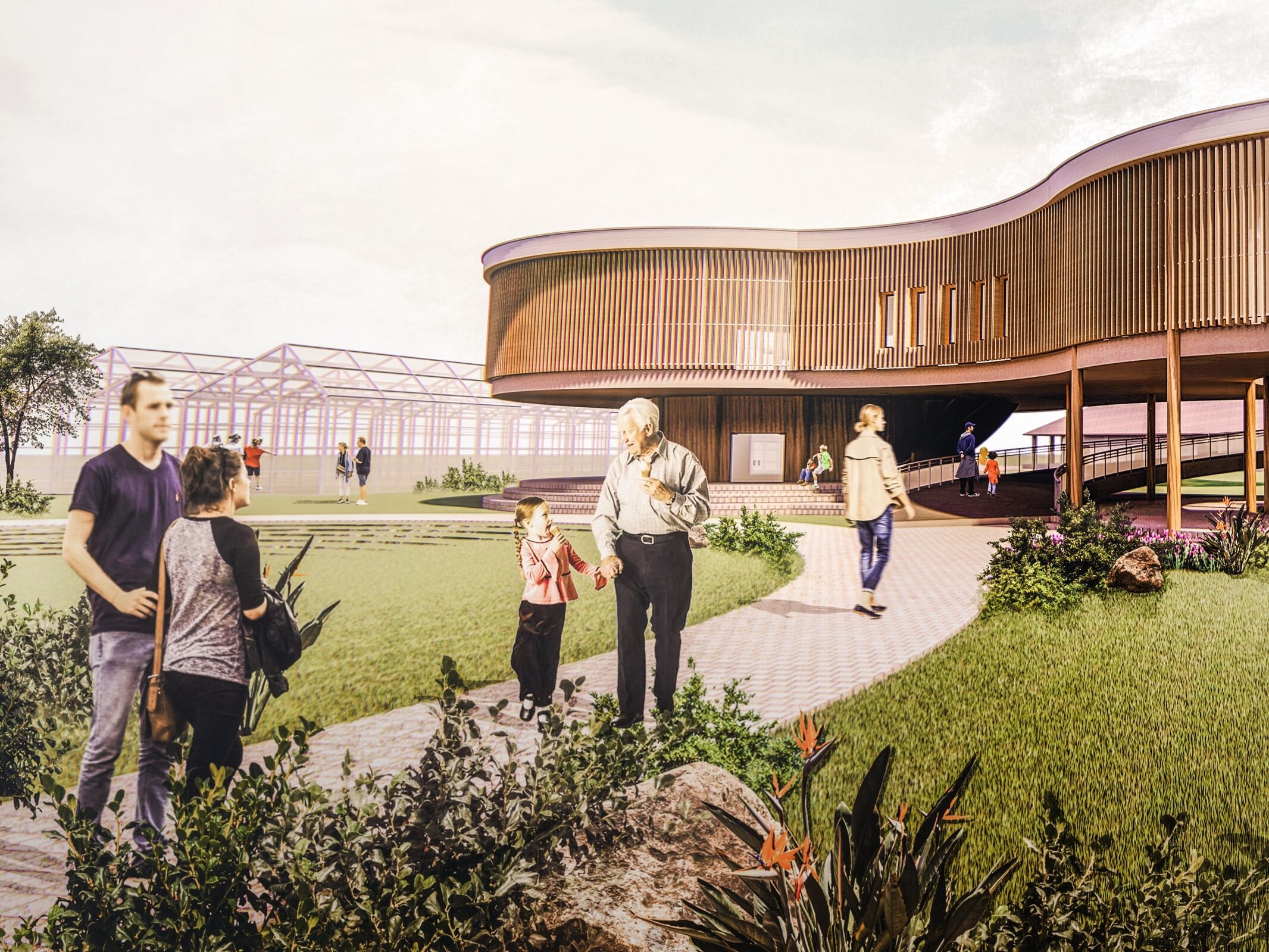 'AgriForo Agritourism Complex', 2023. 3D Render