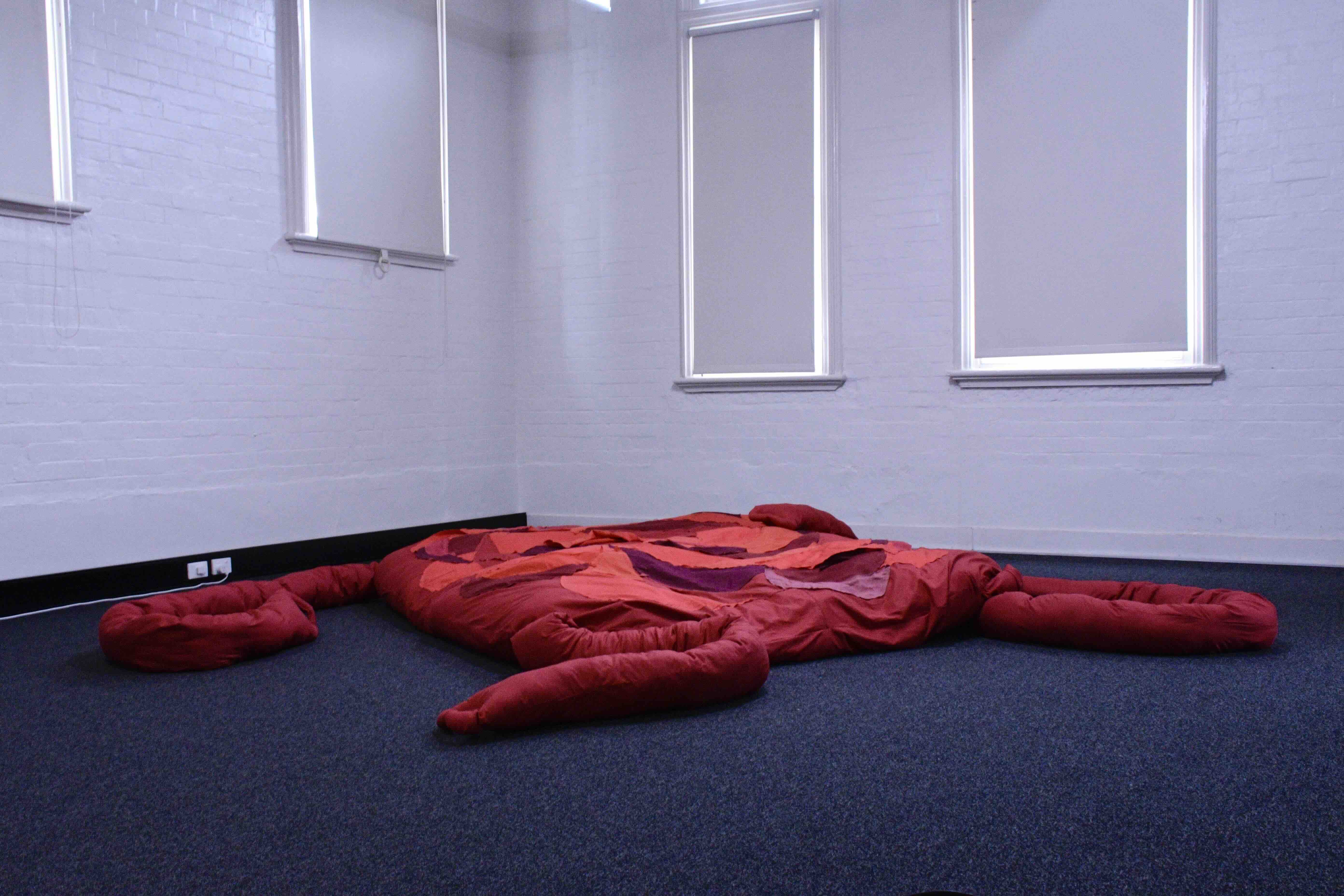 'The Womb Project', 2024. Sculpture, textiles