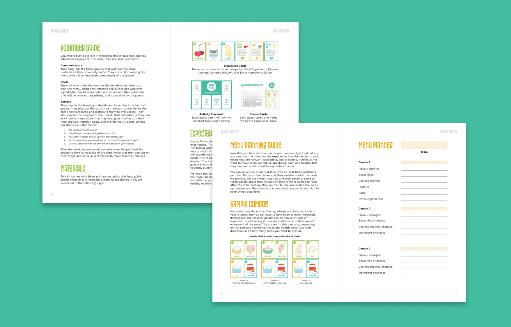 'Happy Plates Booklet', 2024. Print