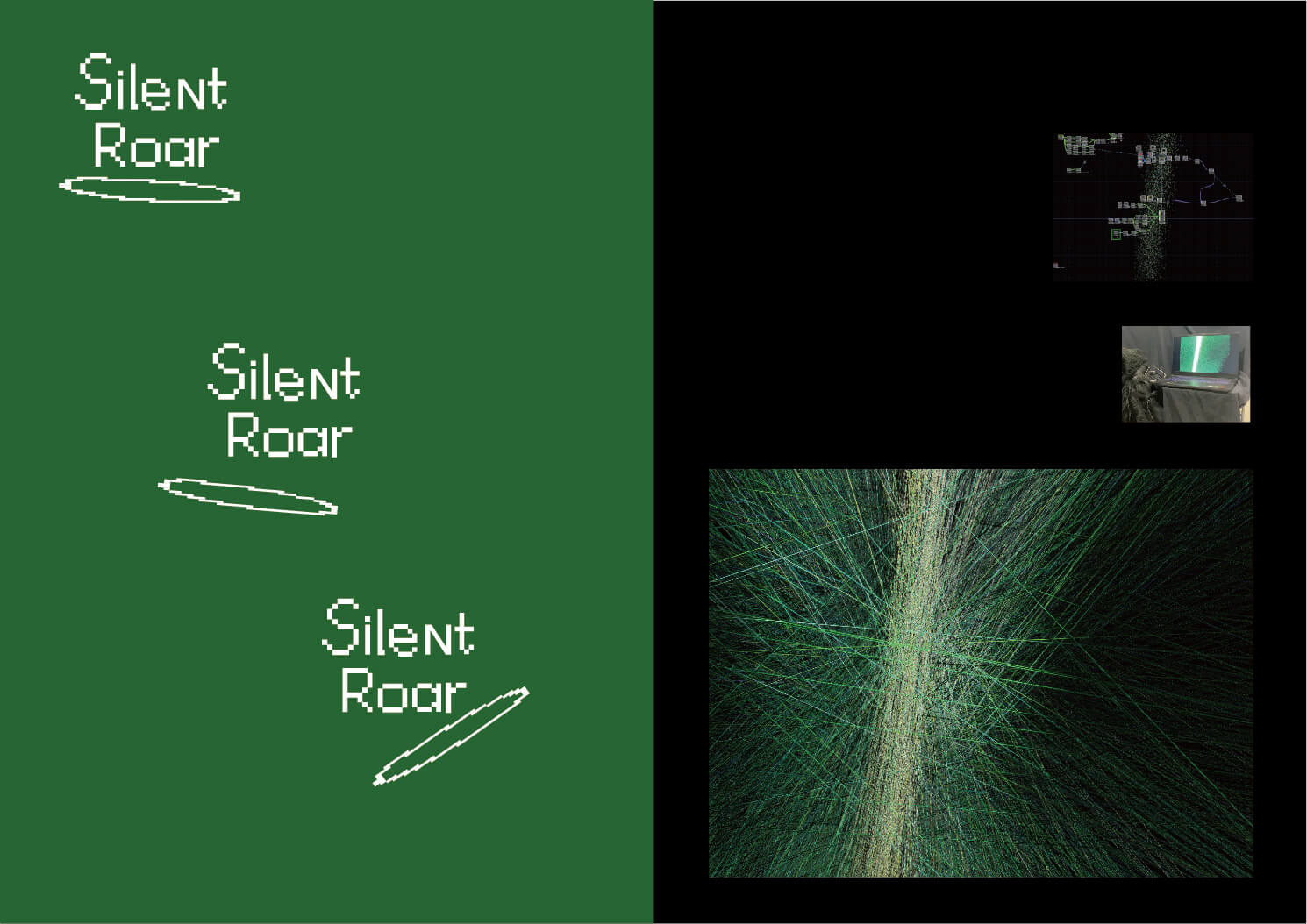 'Silent Roar', 2024. Interactive device