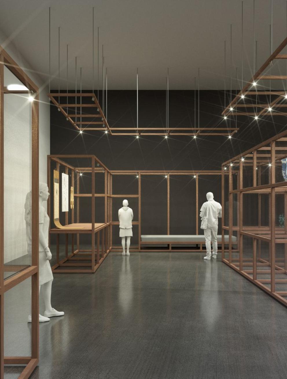 Shoshin Display Structure for Exhibition