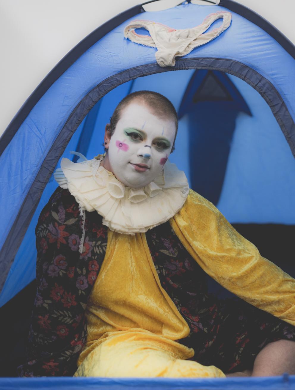 '(In)visible', 2024. Performance, installation (photo by Fiona Wolf)