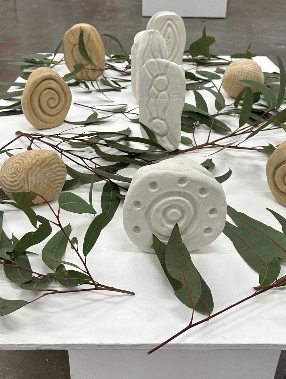 'CONNECTING TO COUNTRY - EMPTY COOLAMONS', 2024. Ceramics