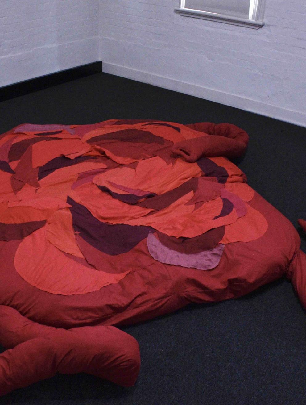 'The Womb Project', 2024. Sculpture, textiles