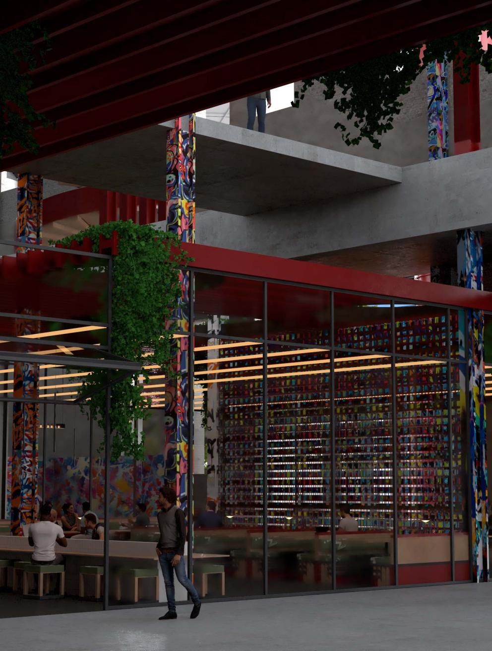 'PROJECT_ST.ART_Restaurant "Creep"', 2023. Digital image