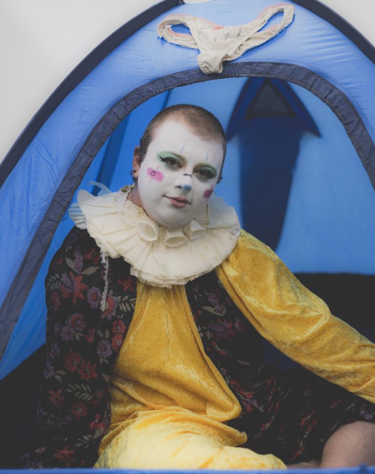 '(In)visible', 2024. Performance, installation (photo by Fiona Wolf)