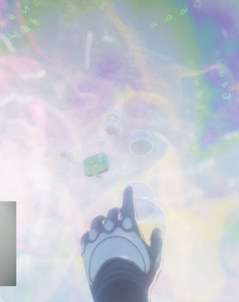 'Fleeing', 2024. Virtual Reality