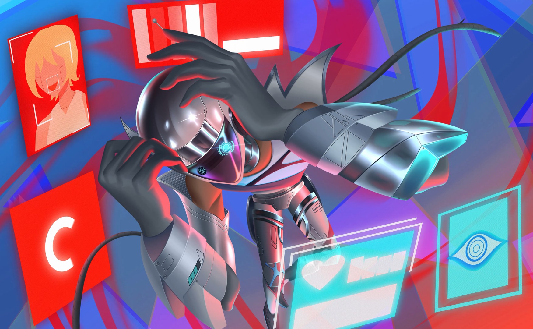'Over-reliance on Technology', 2025. Digital Art