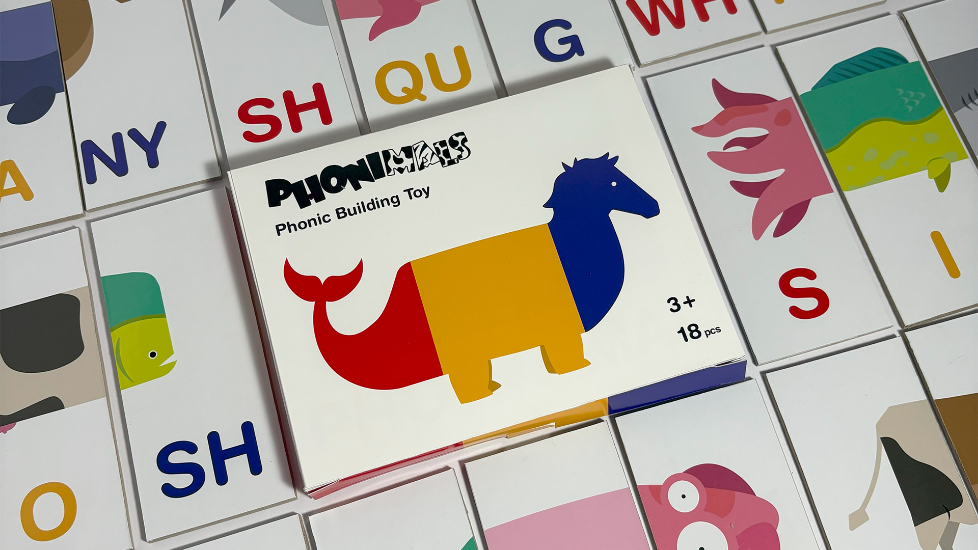 'Phonimals', 2025. Vinyl on boxboard