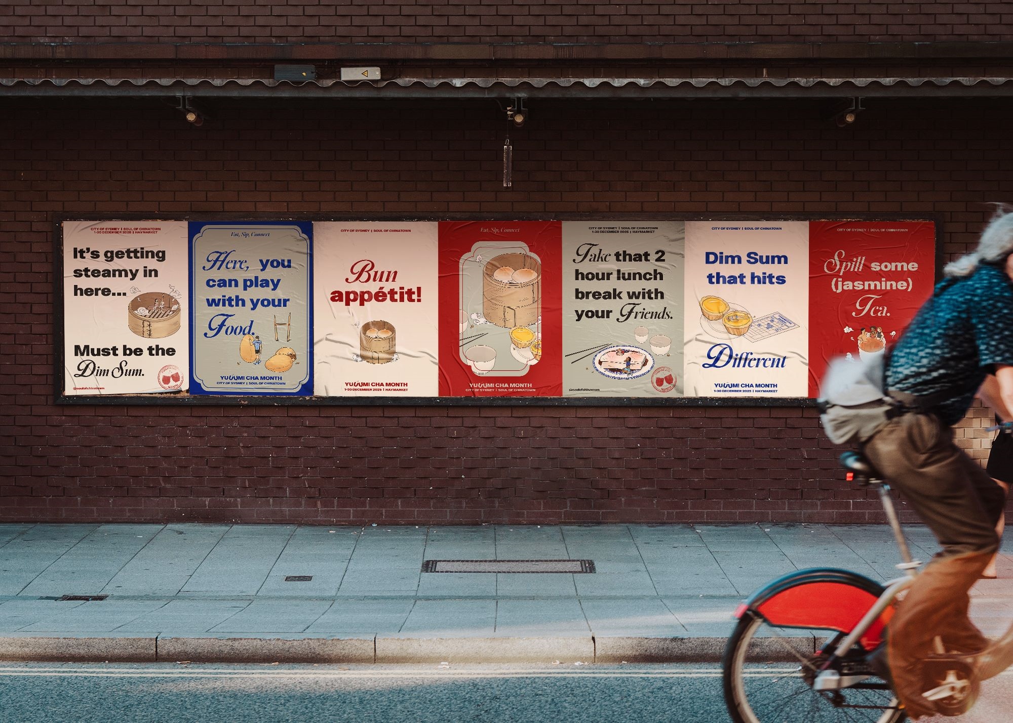 'Yuuum! Cha Month', 2025. Brand strategy, identity and illustration