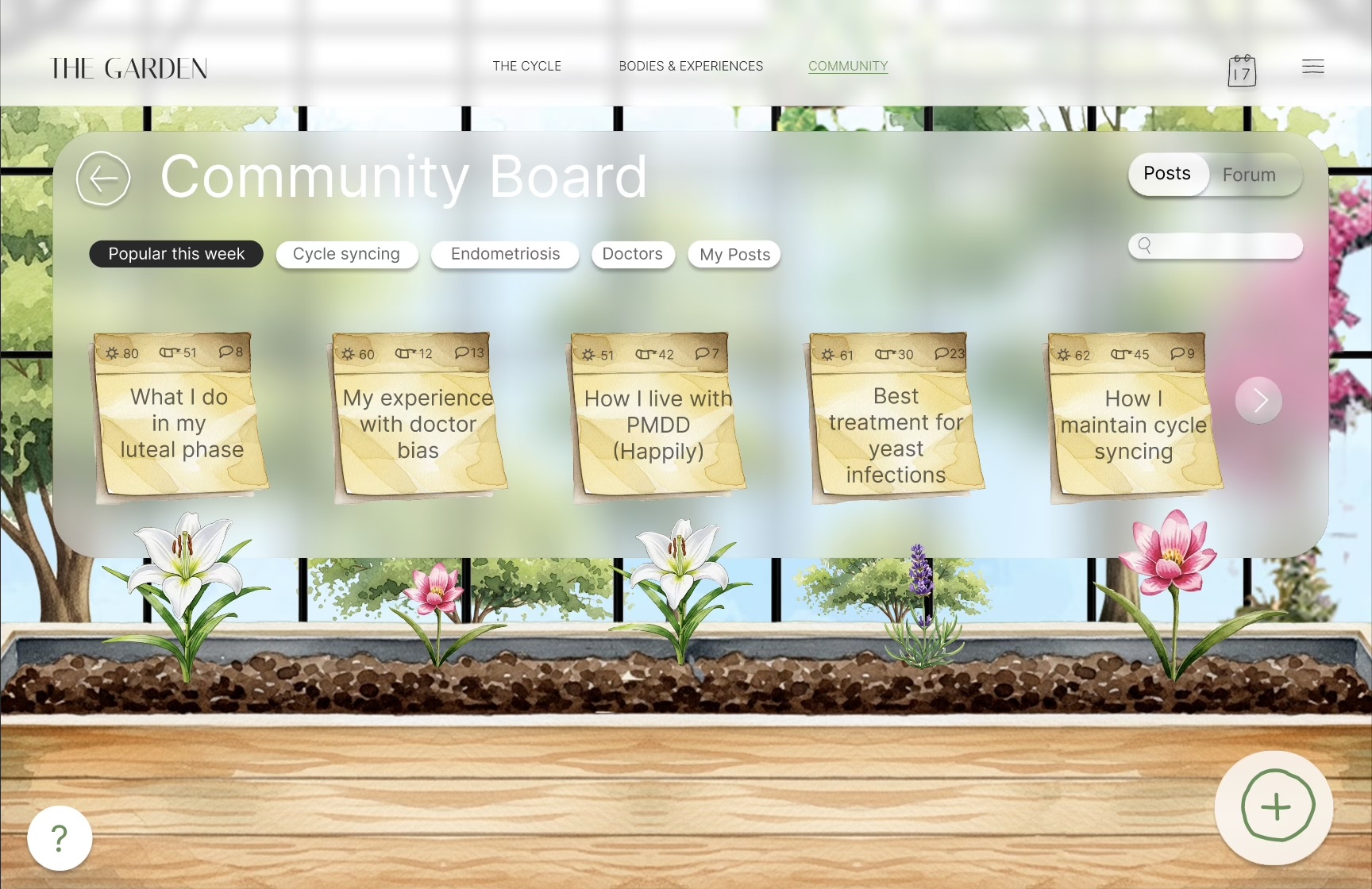 'Community Board in The Garden', 2025. Website