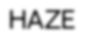 'Haze', 2025. Typeface
