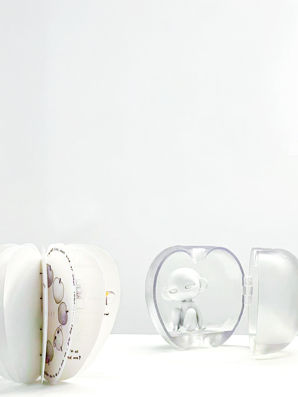 'I'm Not an Apple, But They Told Me I Am—And an Apple Is an Apple', 2025. 3D printed resin and paper