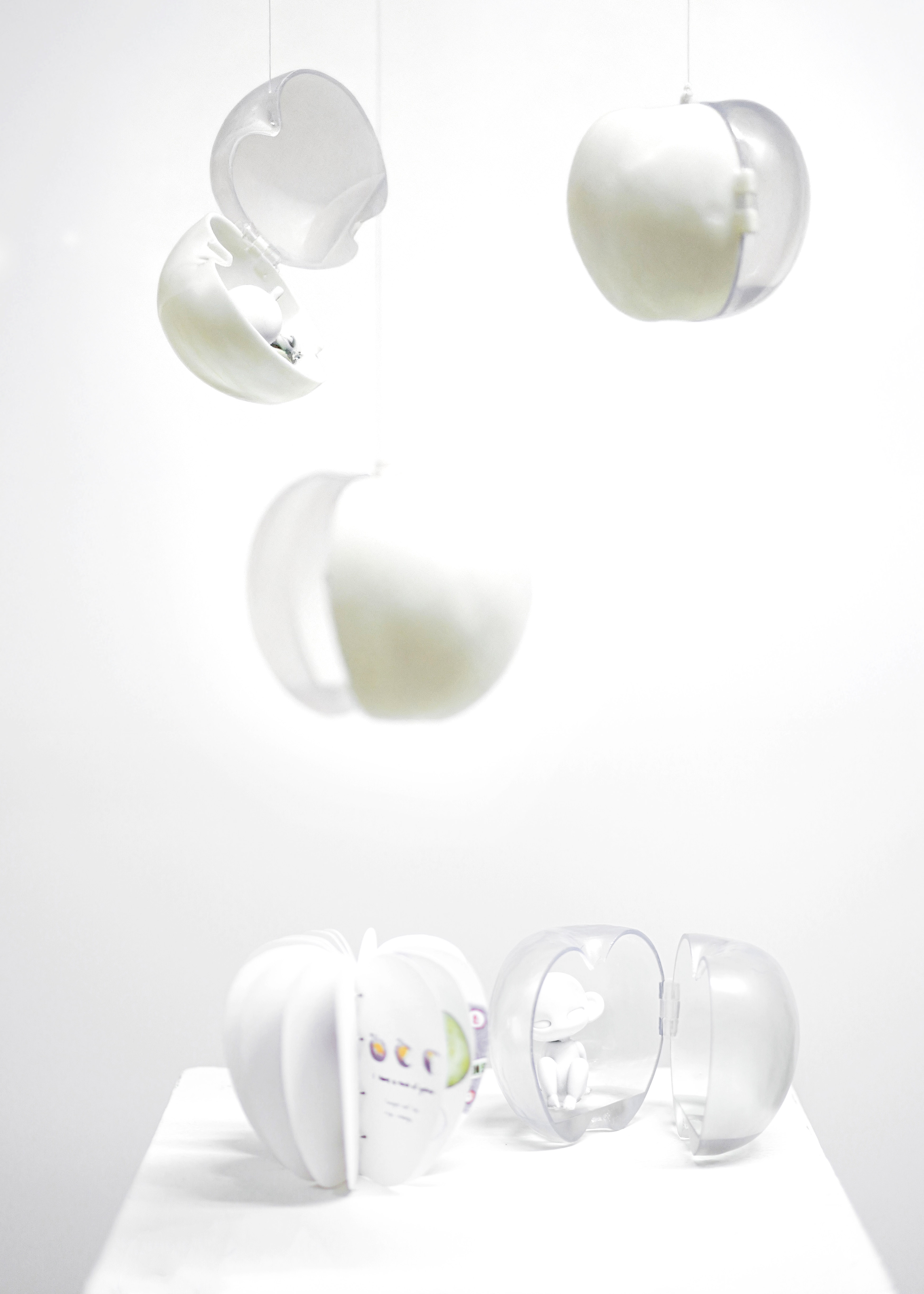 'I'm Not an Apple, But They Told Me I Am—And an Apple Is an Apple', 2025. 3D printed resin and paper