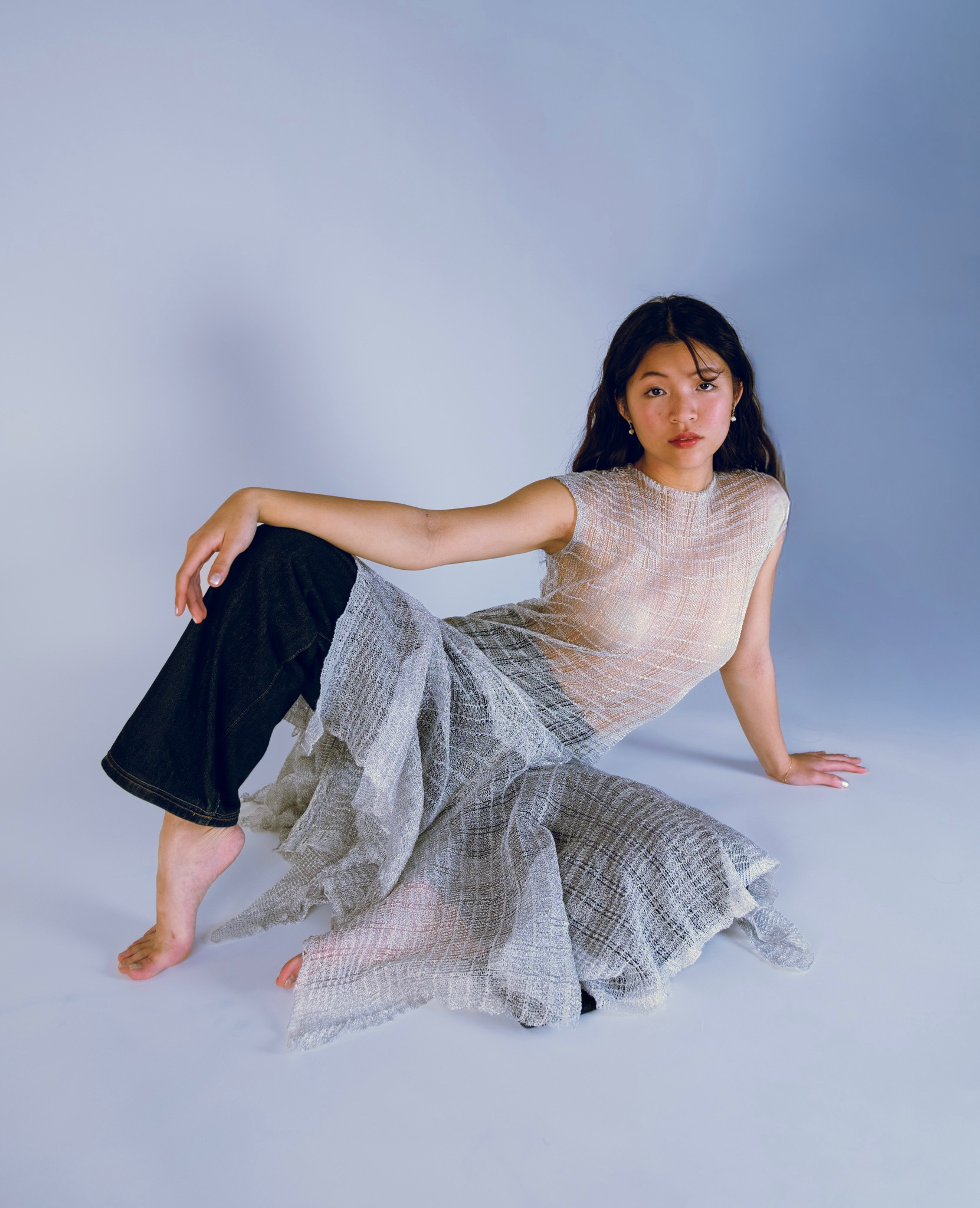 'Knitted Armor Dress', 2025. Textile