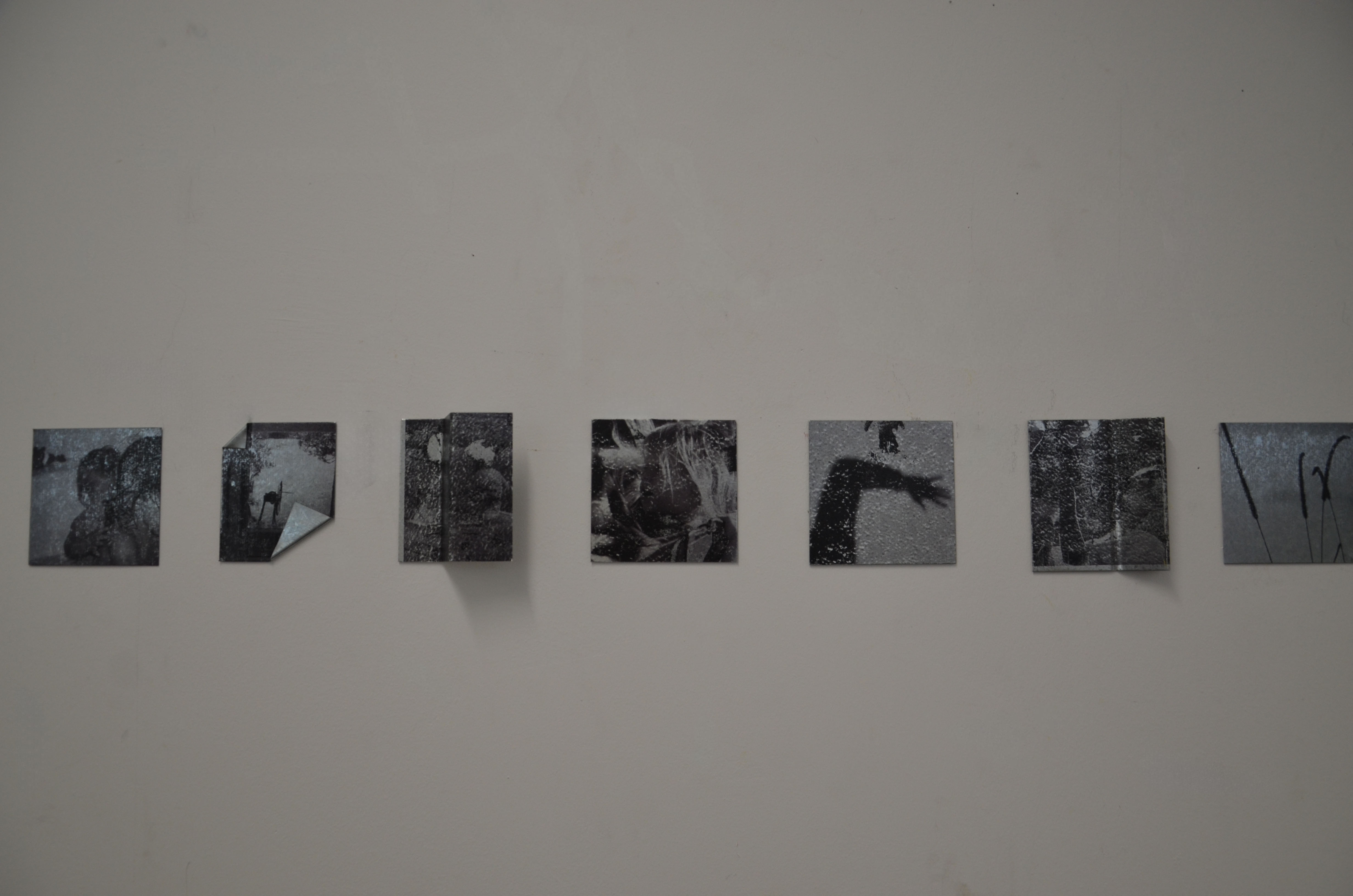 'Fragmented Day Drams: The Eroded Memories Serie's, 2024. Sheet metal