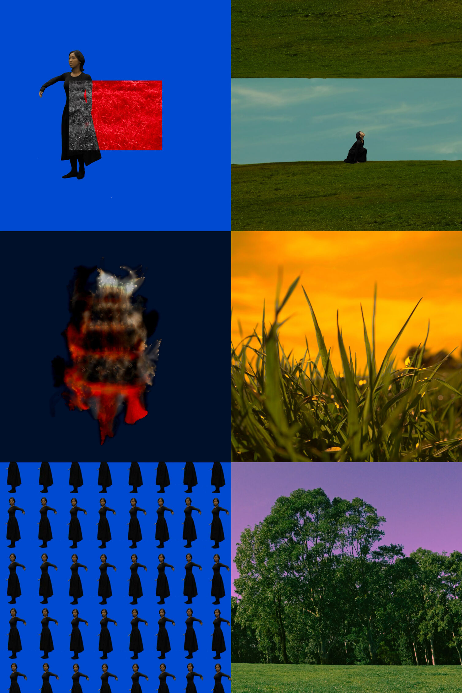 'Stills from the work', 2025. Video art