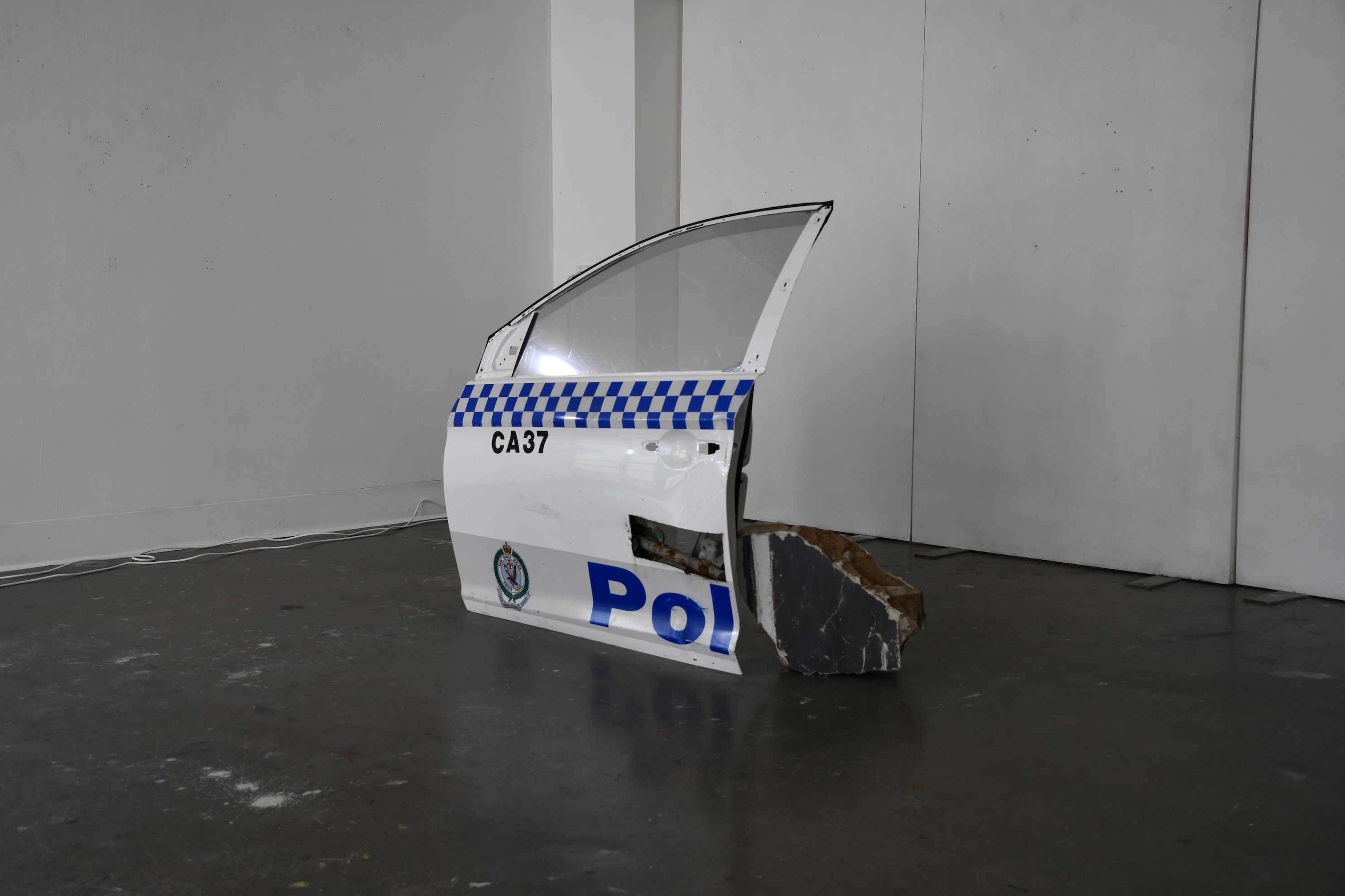 'High beams', 2025. Sculpture