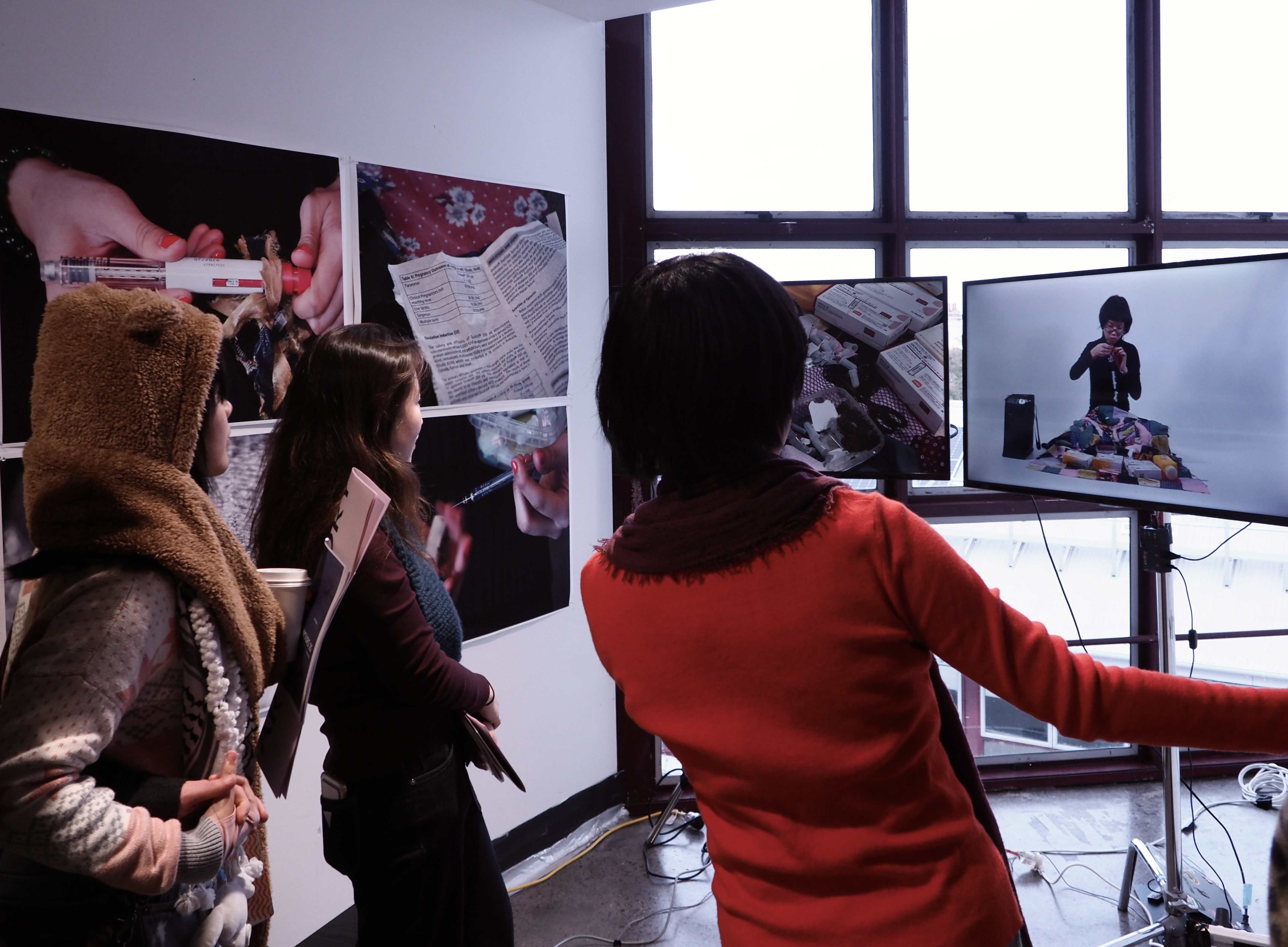 'CHUAN ZHEN', 2025. Installation view from Honours Open Studios