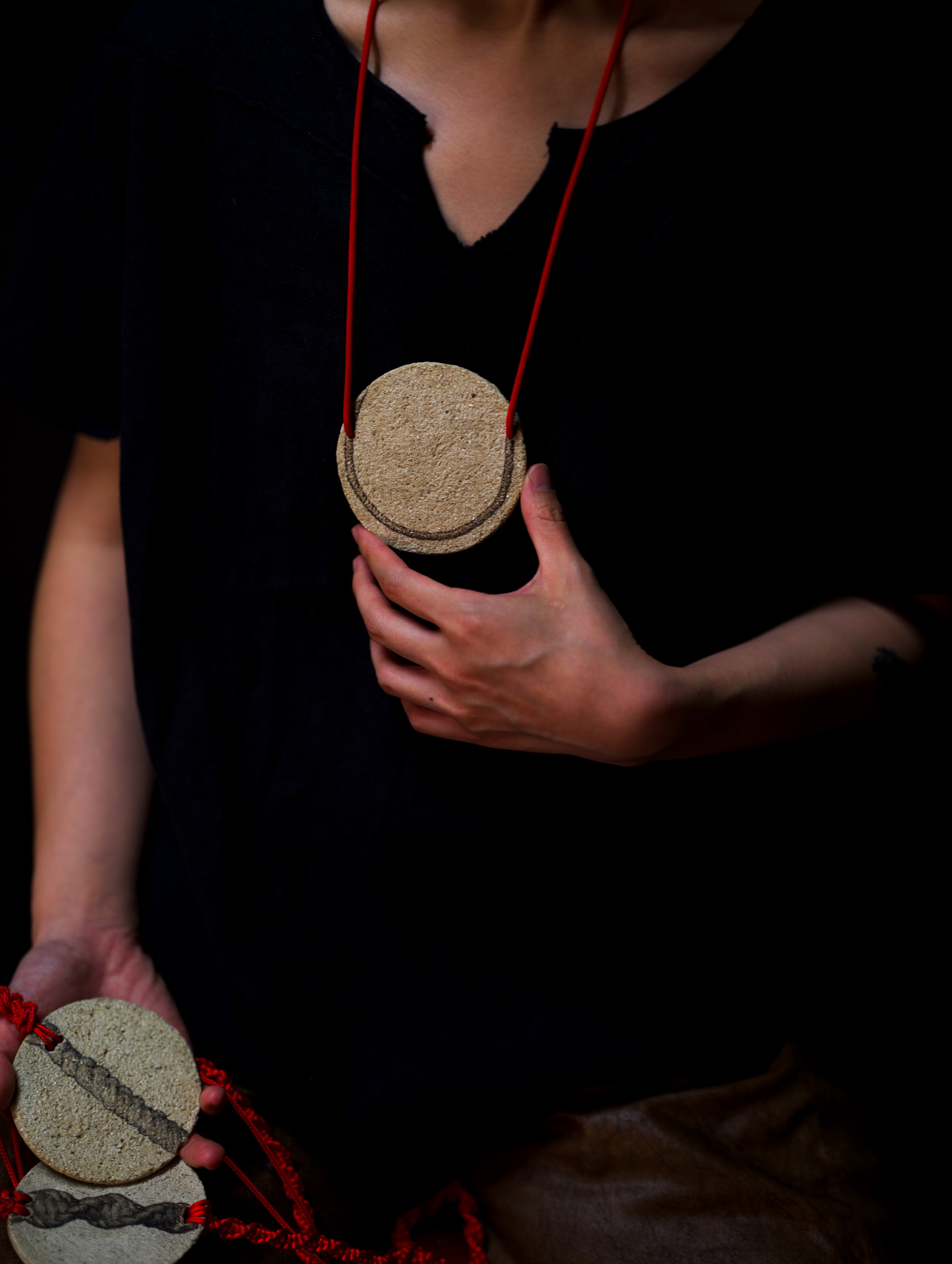 'Chapter 57', 2025. Seashell, cord