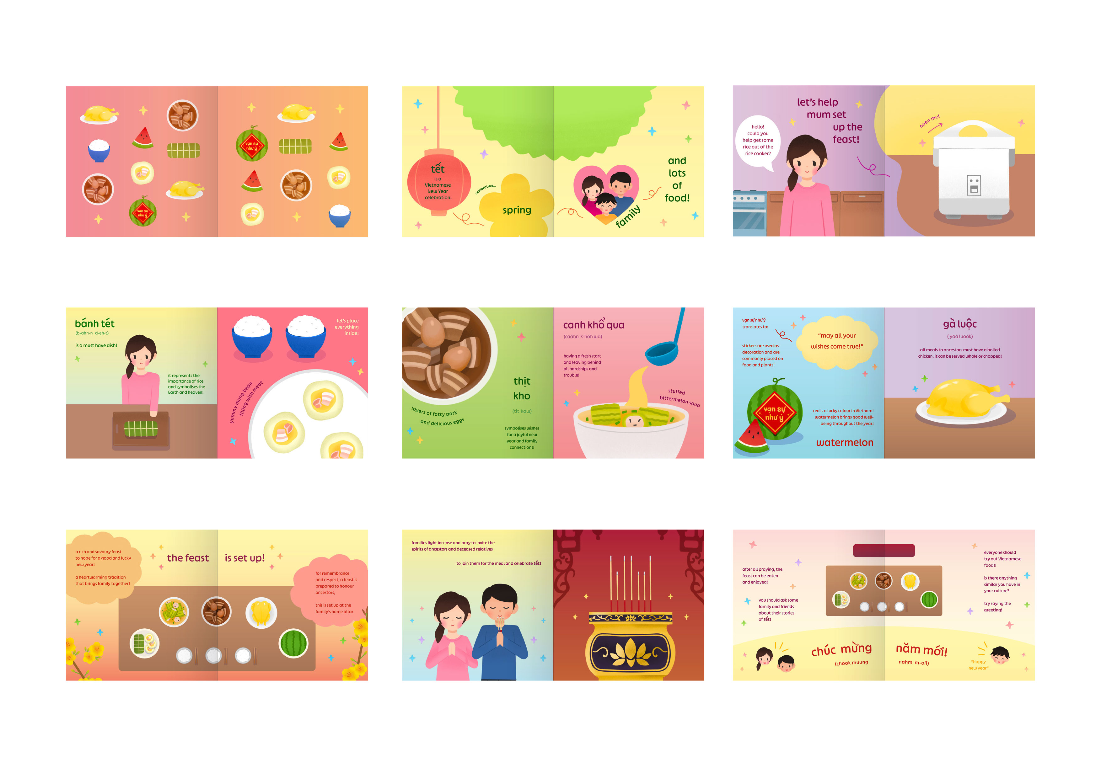 'Eat Tết', 2025. Children's book