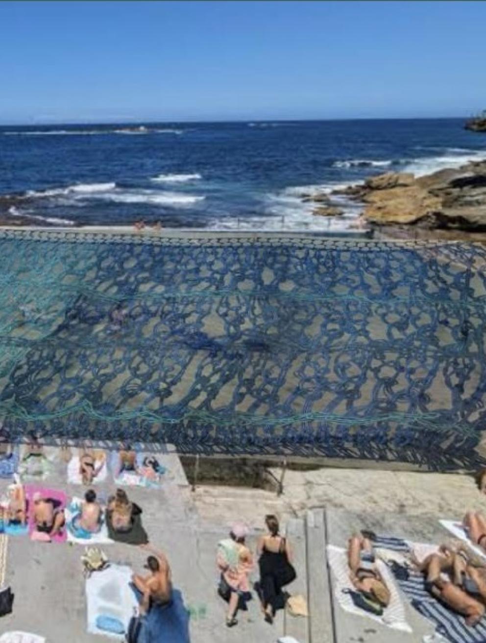 'Waves Of Triumph', 2025. Upcycled electrical cables as a macramé-based medium
