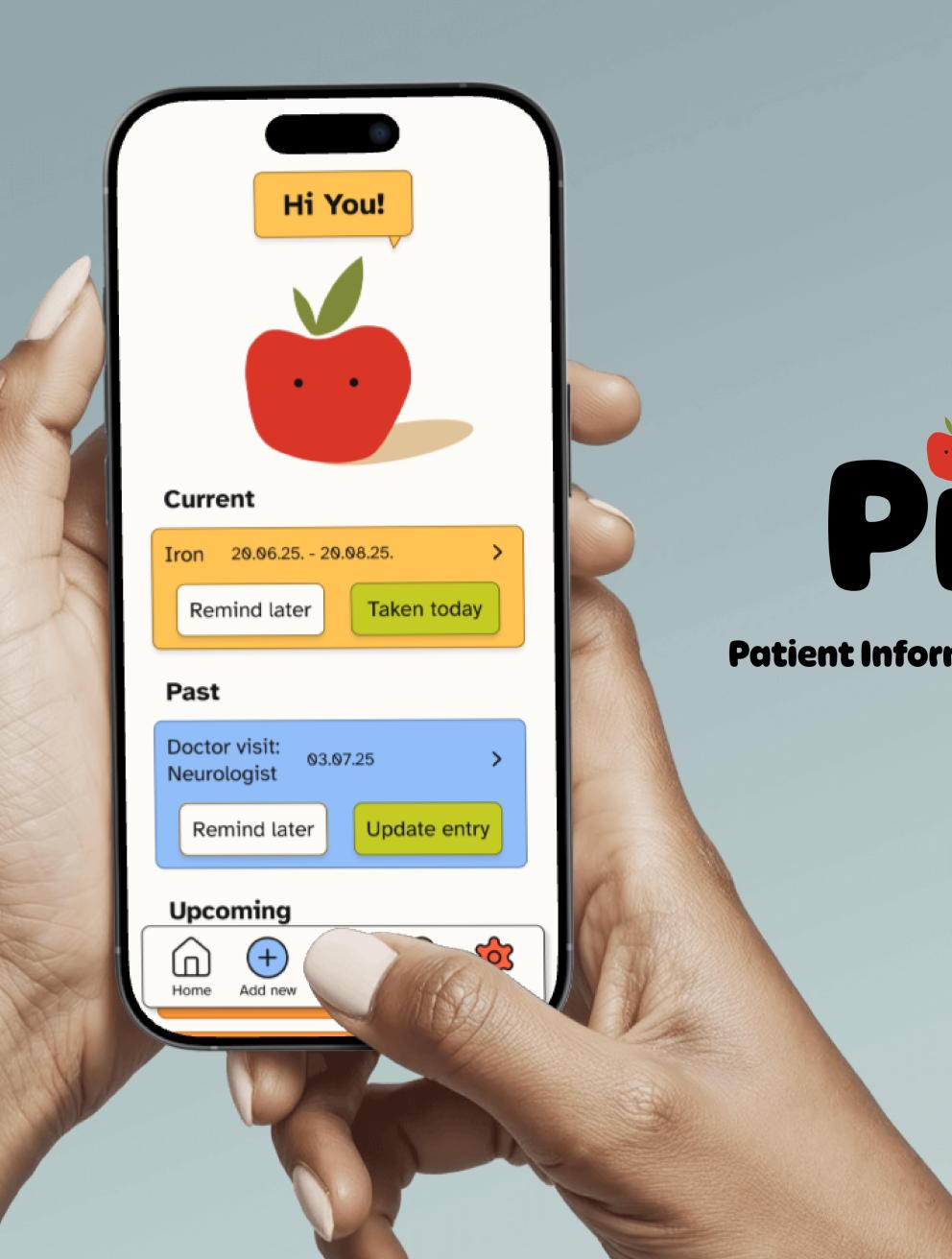 'Pip's Dashboard Page', 2025. Digital phone application