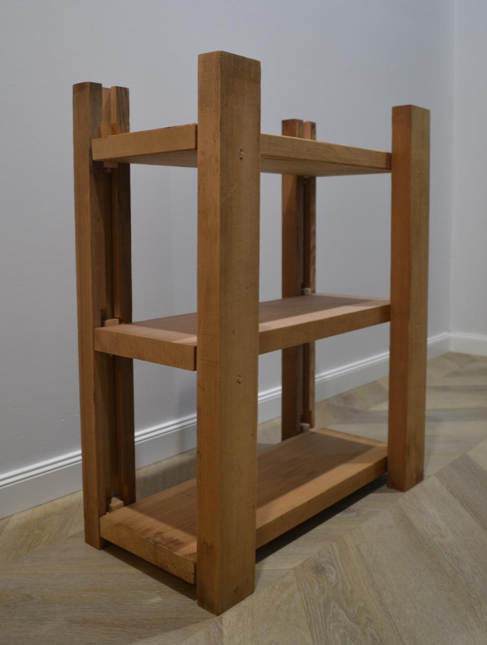 'Schemata', 2025. Reclaimed western red cedar timber
