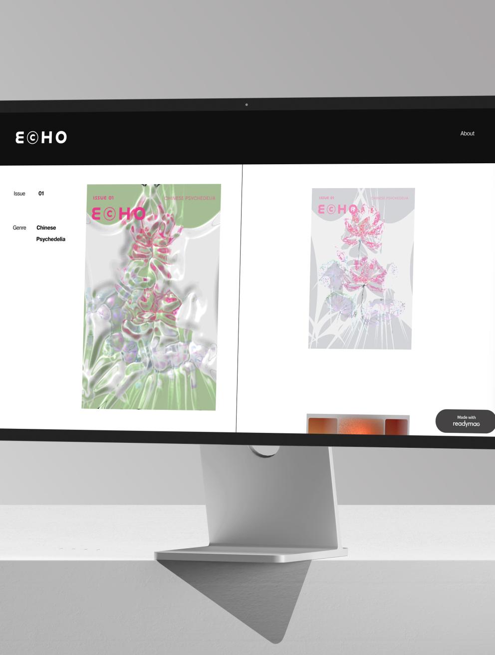 'ECHO Home Screen', 2025. Website