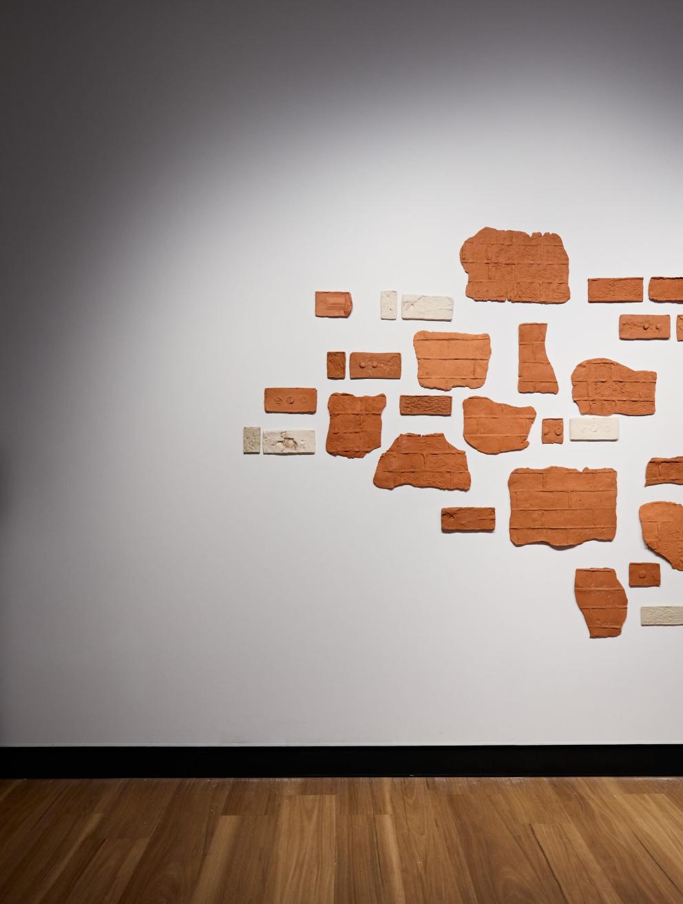 'Brickwall Home', 2025. Terracotta, porcelain