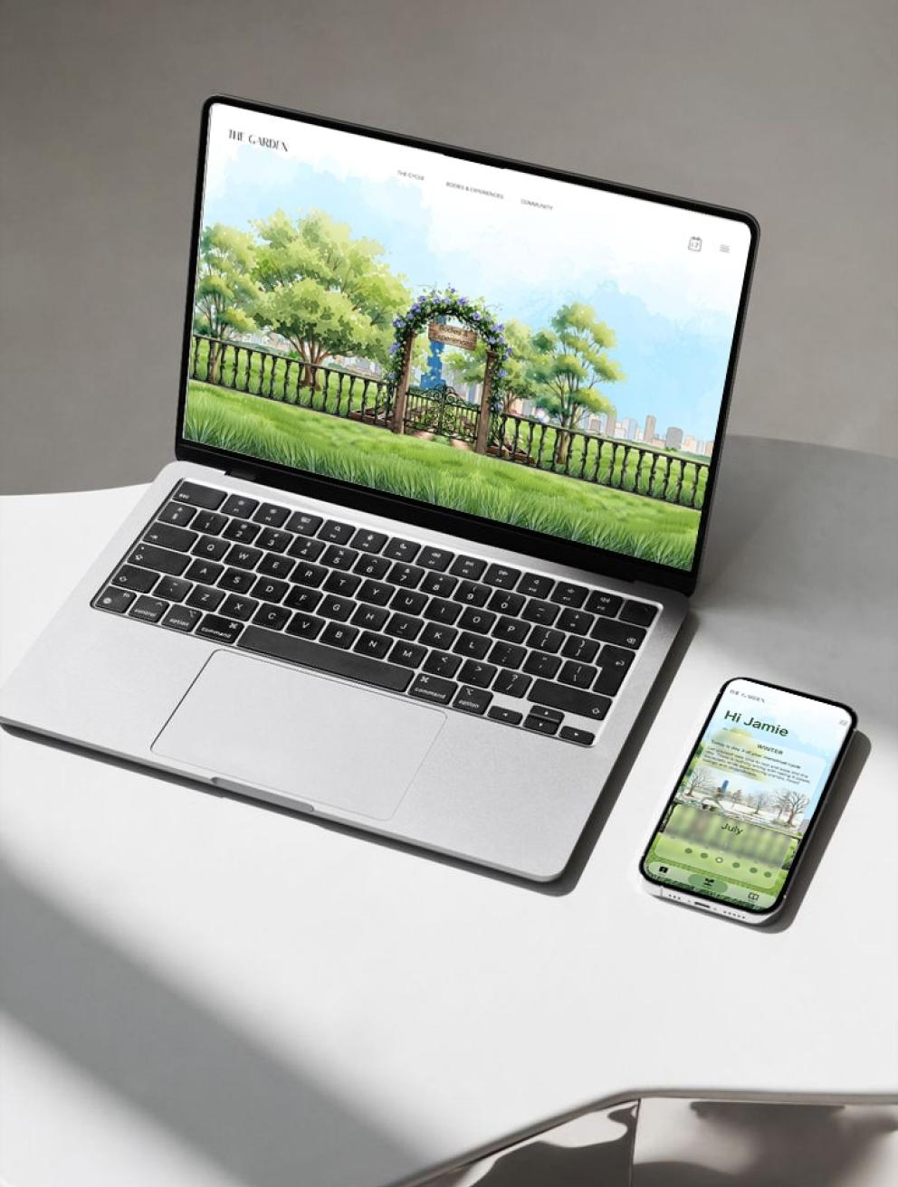 'The Garden', 2025. Website