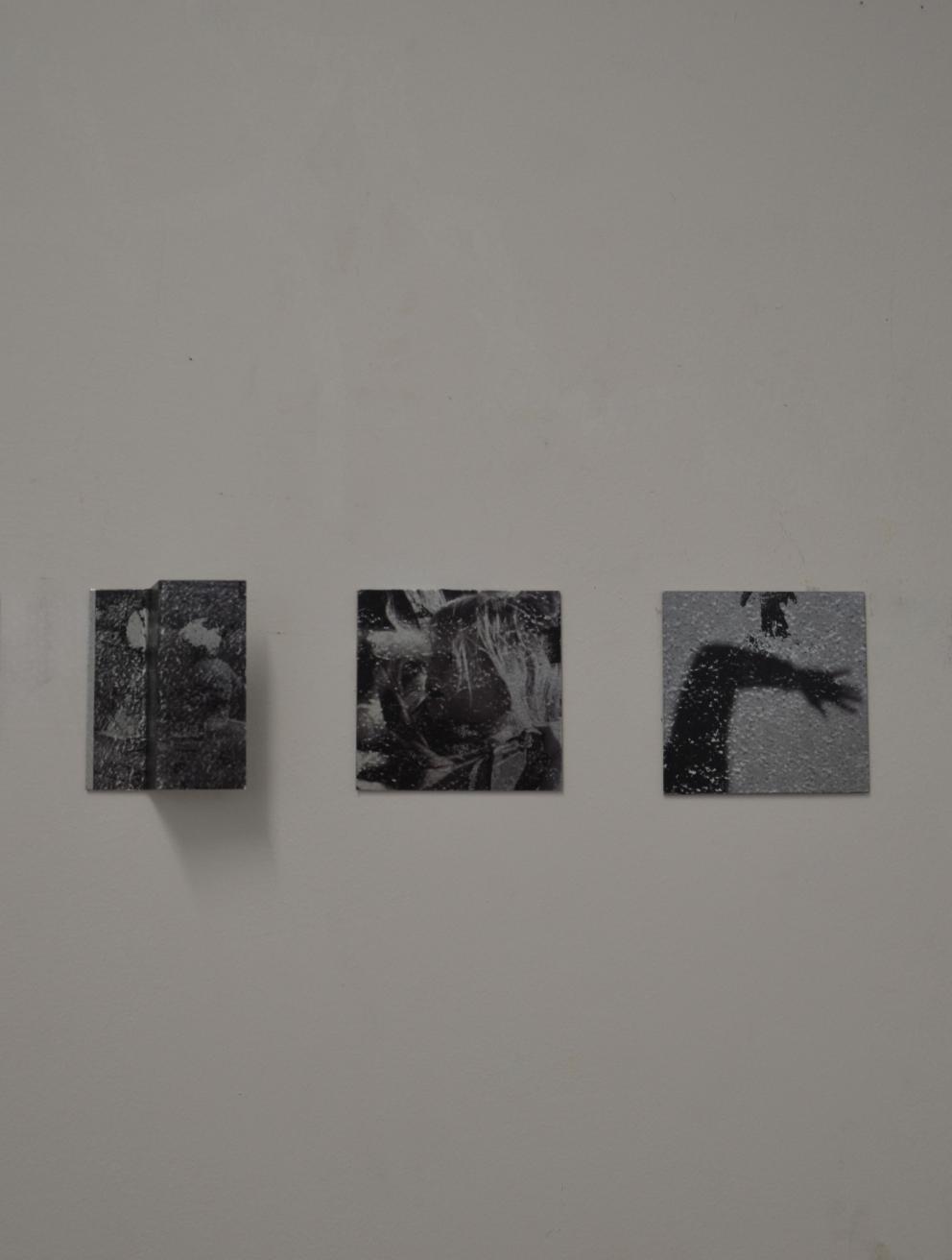 'Fragmented Day Drams: The Eroded Memories Serie's, 2024. Sheet metal